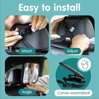 Baby Car Mirror & Window Shade Bundle (3 Count)