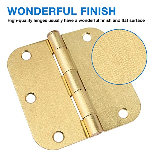 Rounded Door Hinges 3.5" X 3 1 (42 Count)