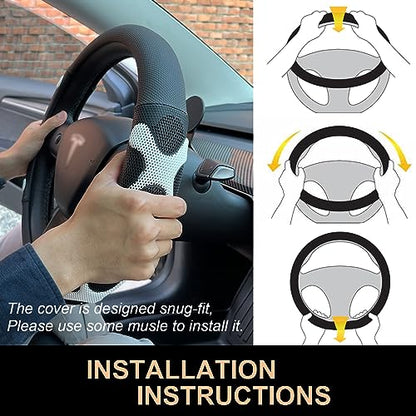 Comfy Grip Steering Wheel Cover for Tesla Model Y