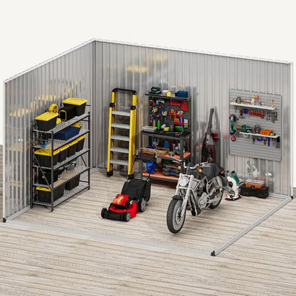 10x8ft Large Tool Storage Shed with Window