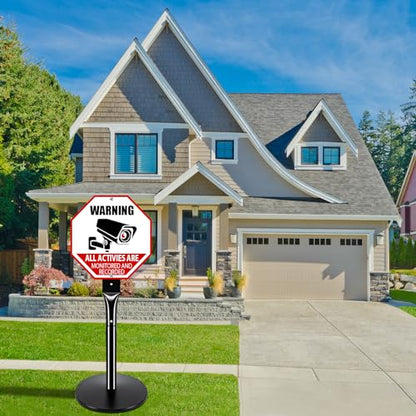 2Pack Heavy Duty Parking Sign Post for Outside (2 Count)
