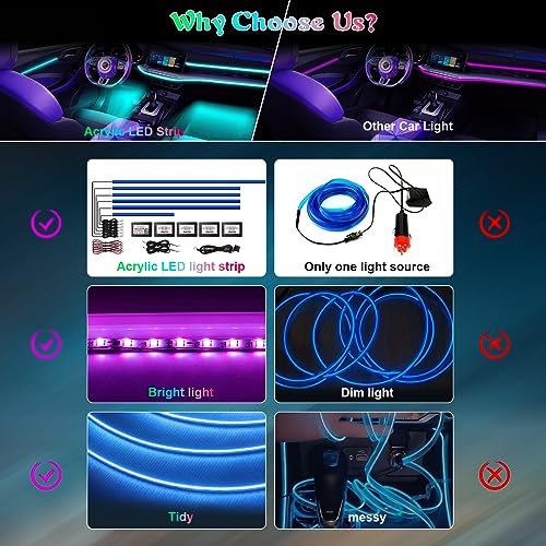Acrylic Interior Car Lights (14 Count)
