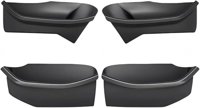 GGCLIMAX Car Organizers And Storage Compatible with Tesla Model 3 Y Highland Juniper TPE Car Door Side Storage Box Front And Rear Door Organizer Tray Accessories(Compatible with Highland 4pcs)