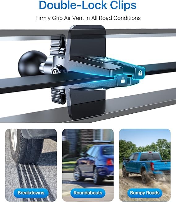 2026 Upgraded Car Phone Holder Mount for Vent