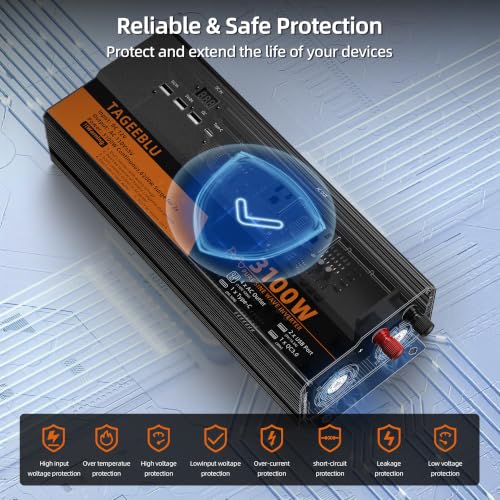 3100 Watt Pure Sine Wave Power Inverter