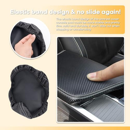 Central Console Armrest Box Cover Fit for Volov 2021 2022 2023 2024 2025 2026 XC60 S60 SPA Cover Car Armrest Cover Auto Center Console Pad