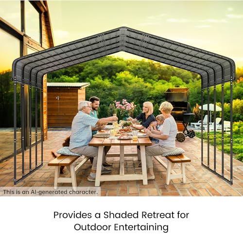 12'x20' Heavy Duty Metal Carport