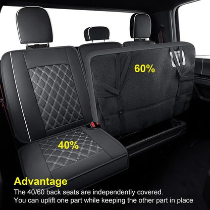 F150 Faux Leather Seat Covers Fit for 2015 (4 Count)