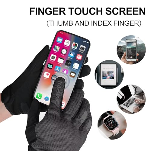Breathable Mesh Motorcycle Gloves for Men