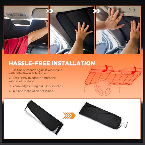 Windshield Sun Shade for Lincoln Navigator 2018