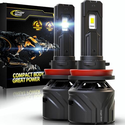 H11 Bulbs H11 Light Bulb H8 H9 Fog Lights 6500K White Non (2 Count)