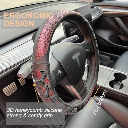 Great Grip Steering Wheel Cover for Tesla Model Y