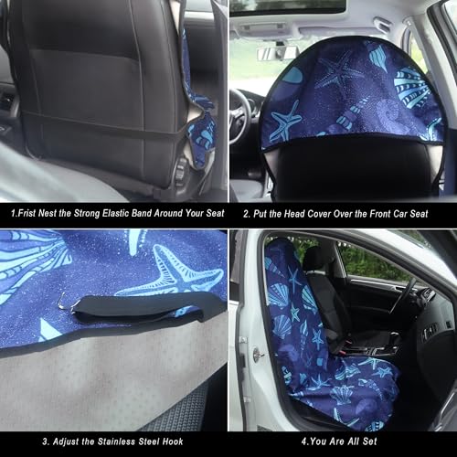 Car Seat Cover Protector Front Seats