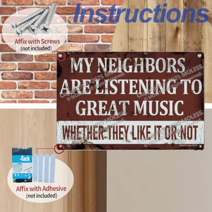 12x8″ Metal Sign