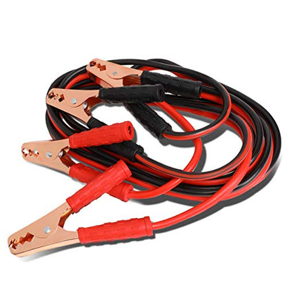 Heavy Duty 12Ft 10Gauge Booster Cables Power Jumper 200AMP Emergency Battery Start Car