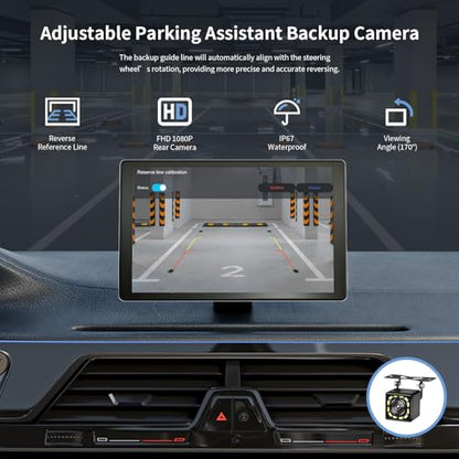 9" Wireless Apple Carplay Screen for Car