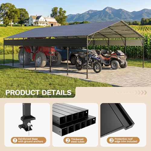 20x30 FT Metal Carport