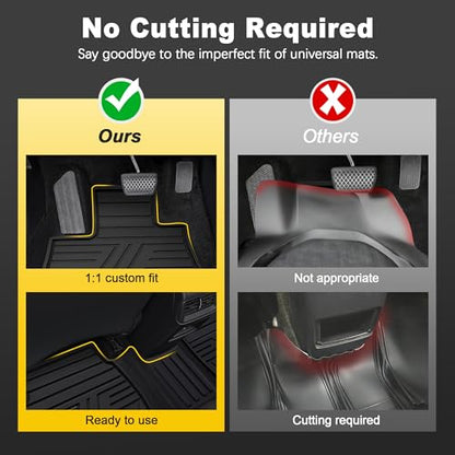 Rubber Floor Mats for Nissan Rogue 2021