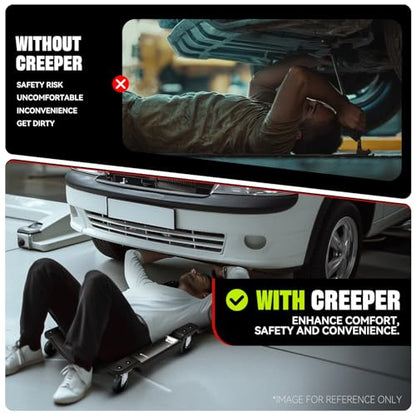40 in Low Profile Car Rolling Mechanic Creeper