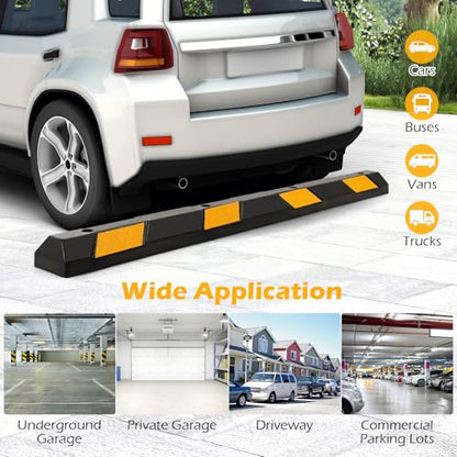 72 Inch Rubber Parking Curb
