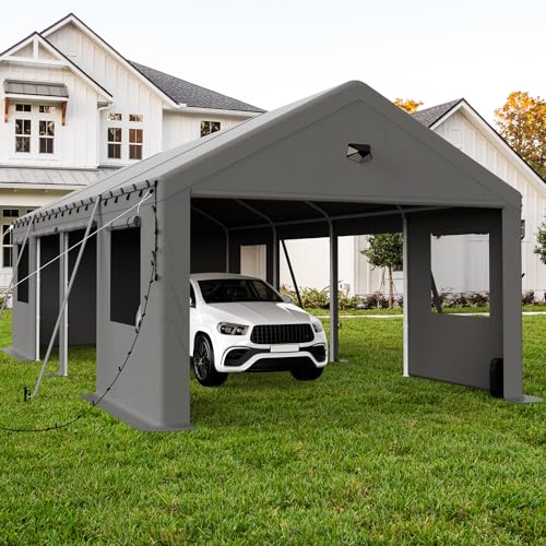 13x25 Heavy Duty Carport Canopy