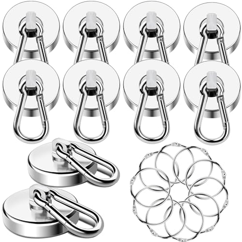 Strong Magnetic Hooks 150LB Neodymium Heavy Duty Magnets with Swivel
