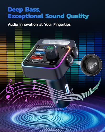 54W Bluetooth 5.3 Car Adapter