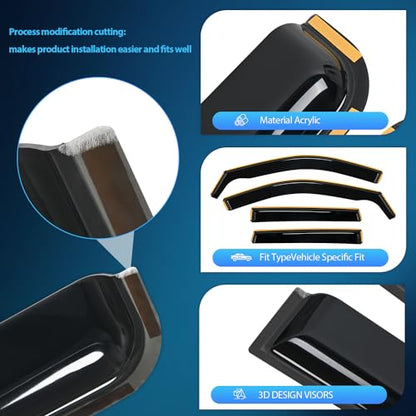 in Channel Rain Guards for Jeep Grand Cherokee 2011