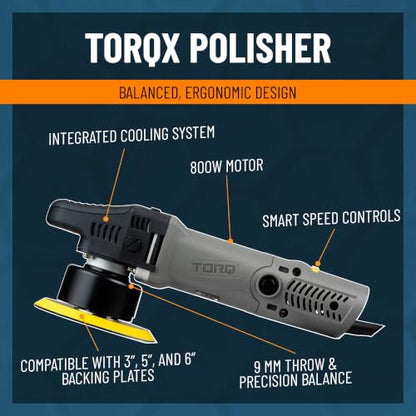 TORQX Random Orbital Polisher Kit