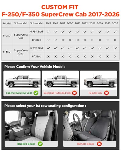 Truck Floor Liner Bed Mat for Ford Super Duty F250 F350 2017