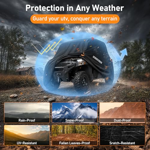 UTV Cover Heavy Duty Ranger Cover Waterproof 2