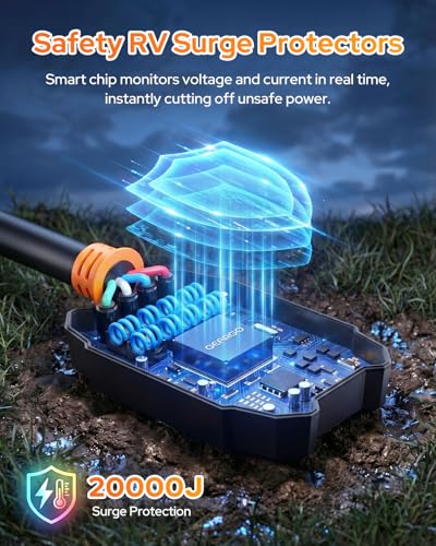 Smart RV Surge Protector 50 amp with 20