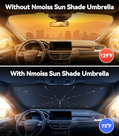 Vinyl Coating Heat Shield] Windshield Sun Shade Umbrella Fit for Ford Escape 2013
