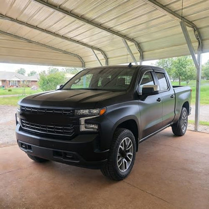 Tape On Rain Guards for Silverado