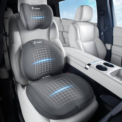 Seat Cushion and Lumbar Support Pillow for Office Chair Car
