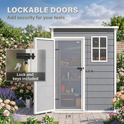 5' x 3' Outdoor Storage Shed
