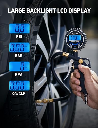 Digital Tire Pressure Gauge with Inflator 3