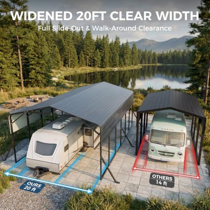 20x31x11.6 FT RV Carport