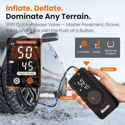 Tire Inflator Portable Air Compressor