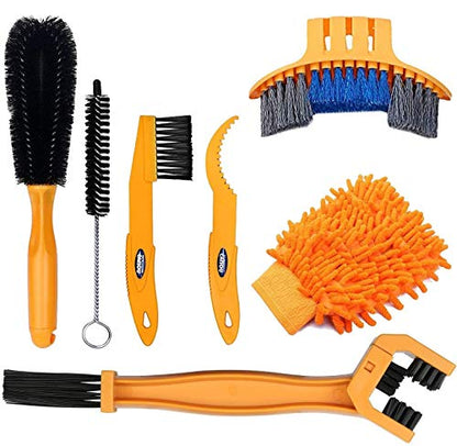 7pcs Bicycle Bike Cleaning Tools Set
