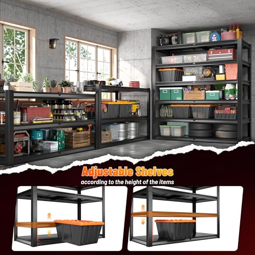 84.1" H Garage Shelving