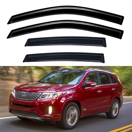 Window Visors Rain Guards for 2011 2012 2013 2014 2015 Kia Sorento