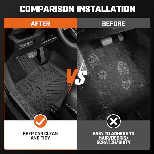 Mixsuper Floor Mat & Cargo Liner for Toyota RAV4 Hybrid 2026