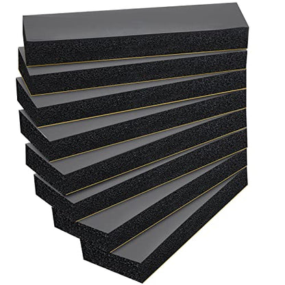 8 Pack Garage Wall Protector for Car Doors Garage Bumpers for Parking Car Self Adhesive Wall Guard Anti Collision EVA Foam Pole Padding for Warehouse Parking (8 Count)