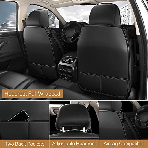 Leather Car Seat Covers Front Pair (2 Count)
