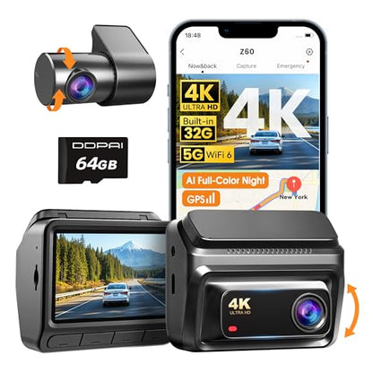 Z60 4K+1080P Dual Dash Cam