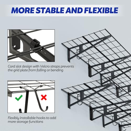 2 x 6 ft Garage Wall Shelving (2 Count)