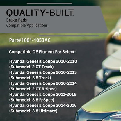 Rear Ceramic Brake Pads