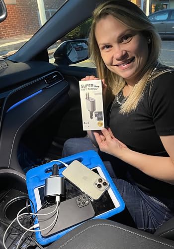 Ulti Charge iPhone Car Charger USB C Fast Charge Retractable 120W 4