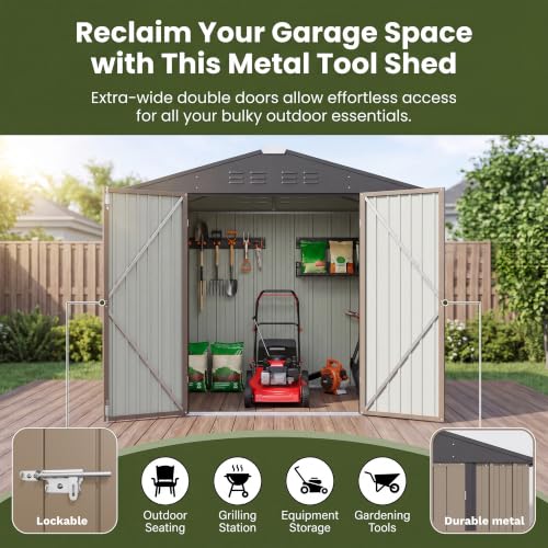 6x4 FT Storage Shed